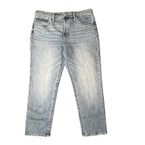 Madewell The Perfect Vintage Jean Cropped Light‎ Wash Denim Womens Sz 31P Petite